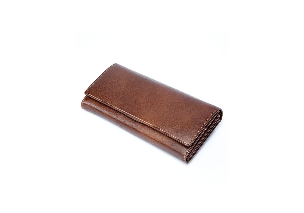 Charles Smith Leather Purse (RFID - 18.5 x 9.5cm)