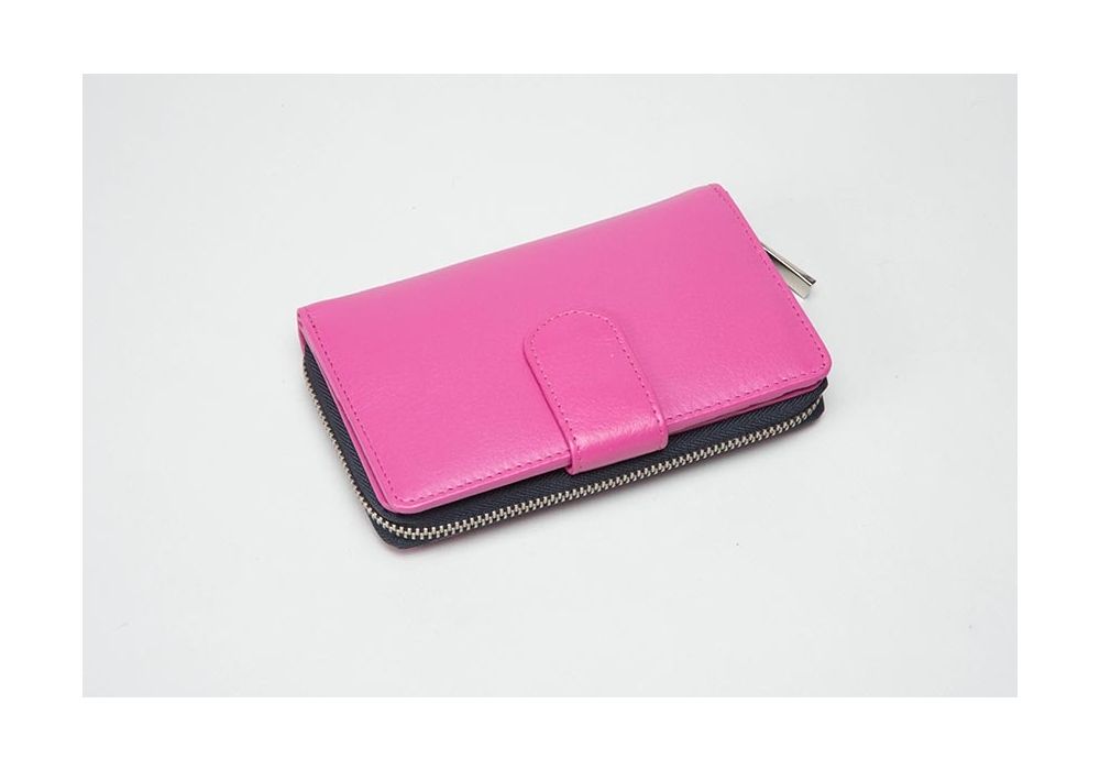 14.5x8.5cm CSL RFID Zip Round Purse 