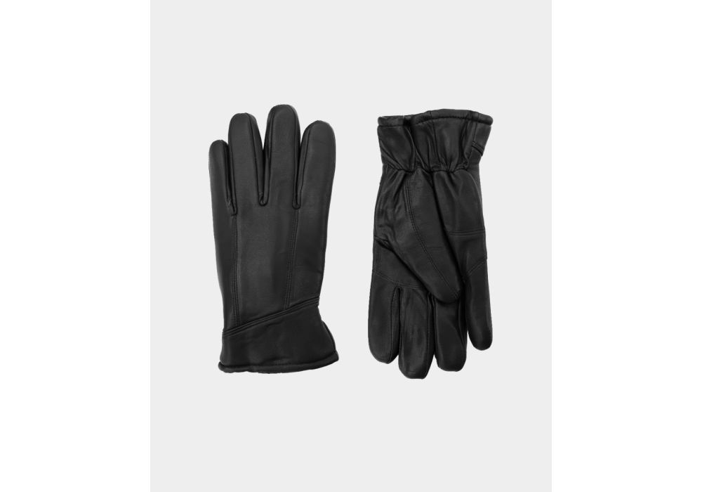 Men's Wool Lined Leather Gloves