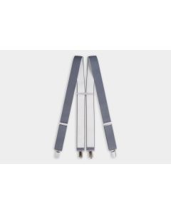 35mm Ibex Clip On Plain Braces-Grey